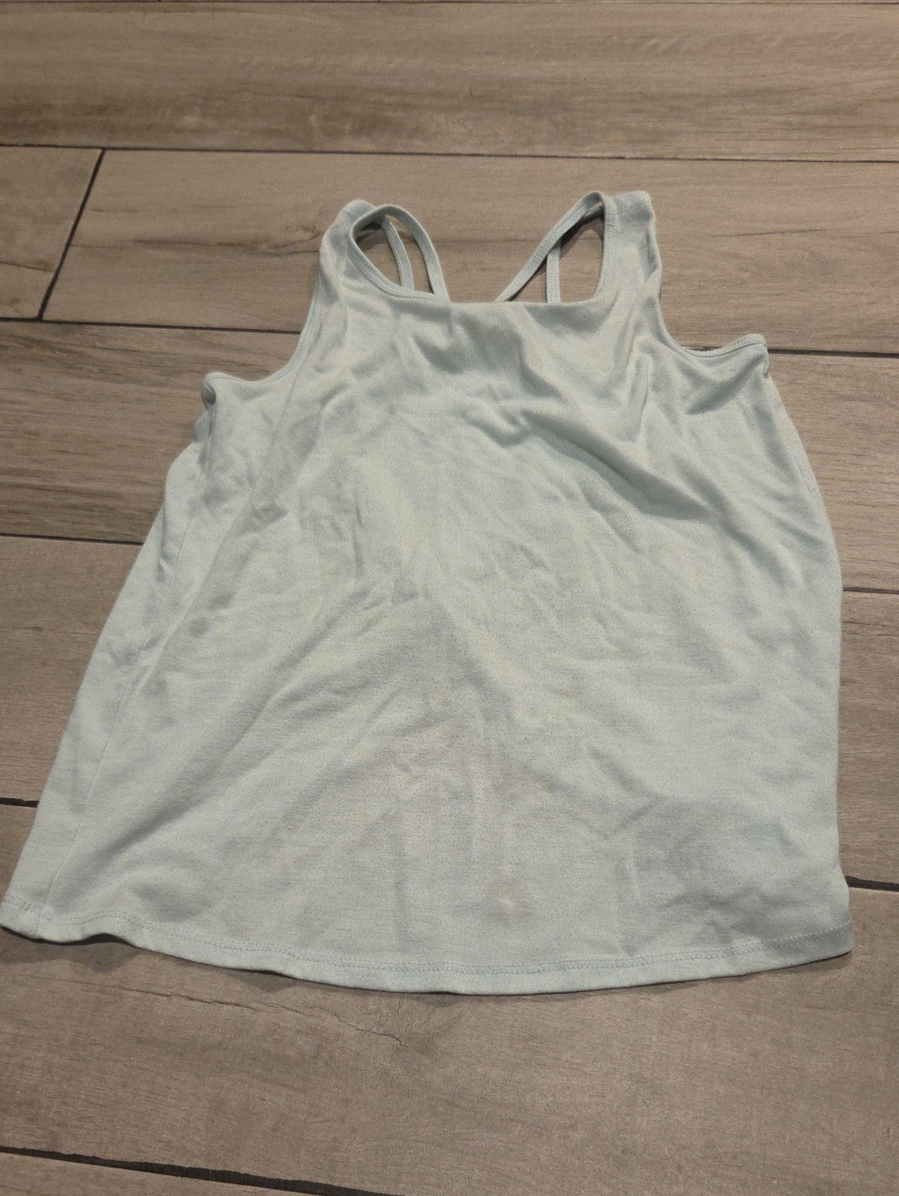 Yogalicious Girls Pale Mint Racerback Tank Top